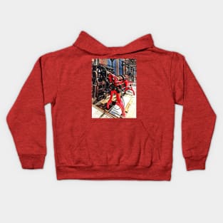 Building Trades - Manual Lathe Circa 1880s Kids Hoodie